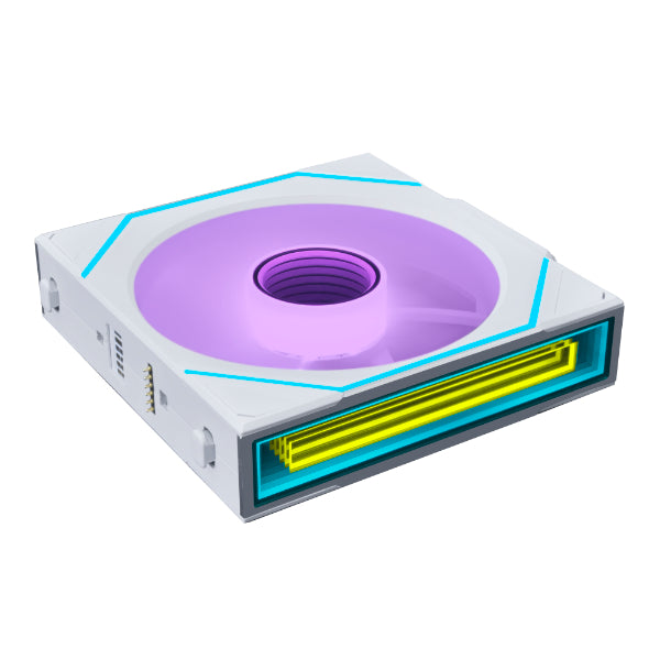 Lian Li Uni Fan SL-INF | Wireless Reverse 120 Black/White