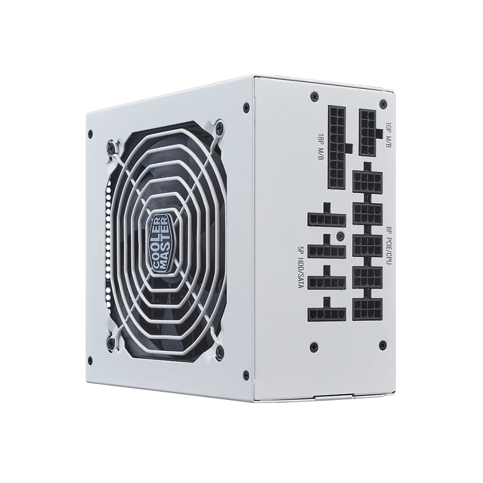 Cooler Master 850W V2 | Fully-Modular 80+ Gold ATX 3.1 PSU White Edition