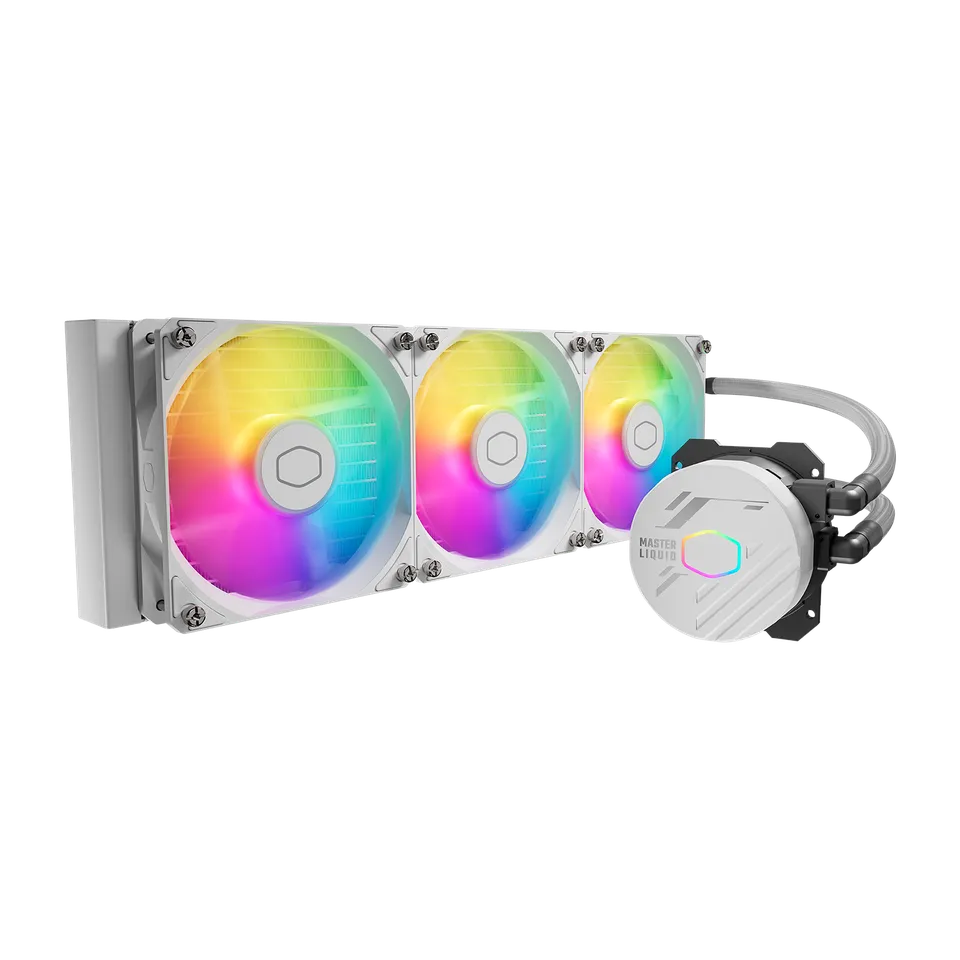 Cooler Master MasterLiquid 360L Core ARGB | 360mm AIO Liquid Cooler (Black/White)
