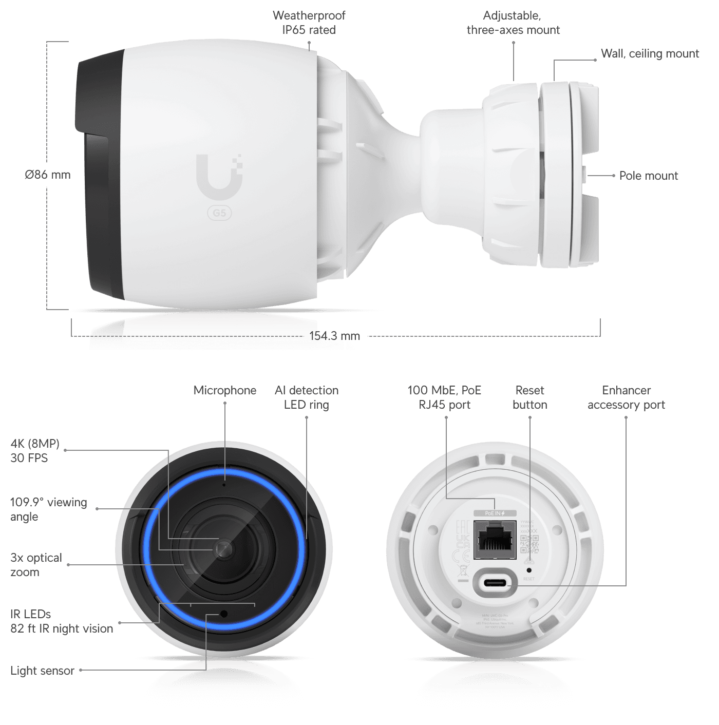 Ubiquiti Unifi G5 Pro | Outdoor Security Camera