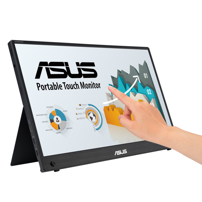 ASUS ZenScreen MB16AMTR | FHD 60HZ 16" IPS Touchscreen Portable Productivity Monitor