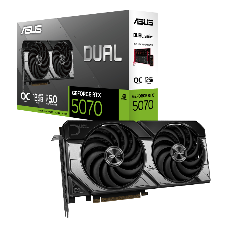ASUS Dual GeForce RTX 5070 | OC 12GB GPU