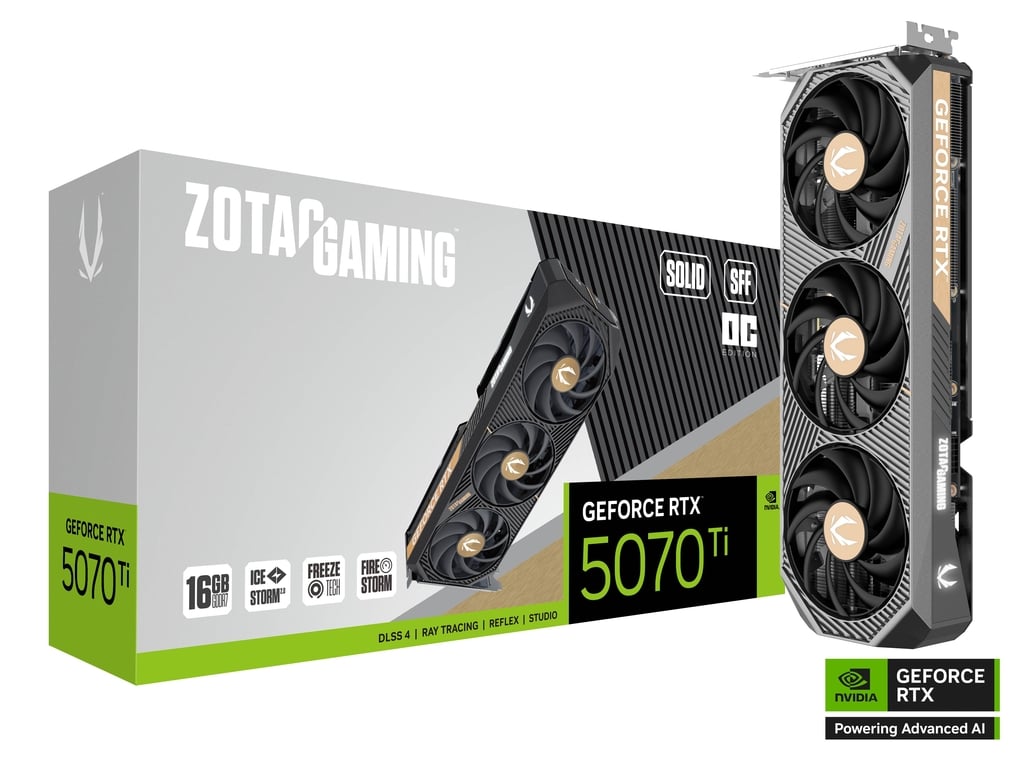 Zotac GeForce RTX 5070Ti | Solid SFF OC 16GB GPU