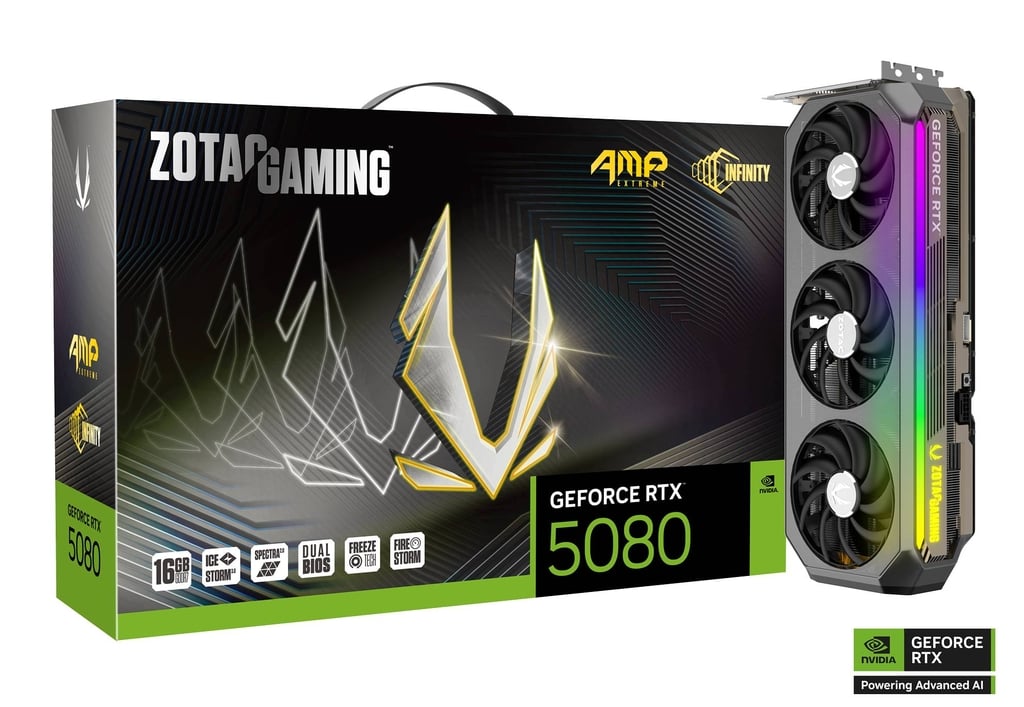 Zotac GeForce RTX 5080 | AMP Extreme Infinty 16GB GPU