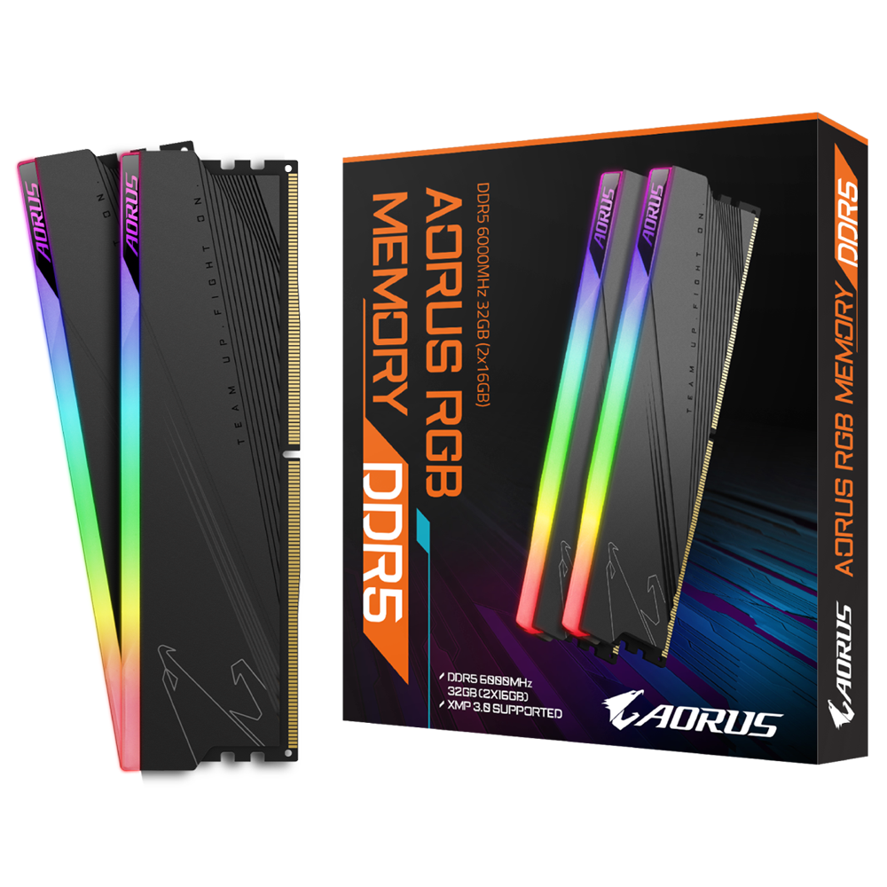 Gigabyte AORUS RGB 32GB (16x2) | DDR5 6000MHz CL40 RAM