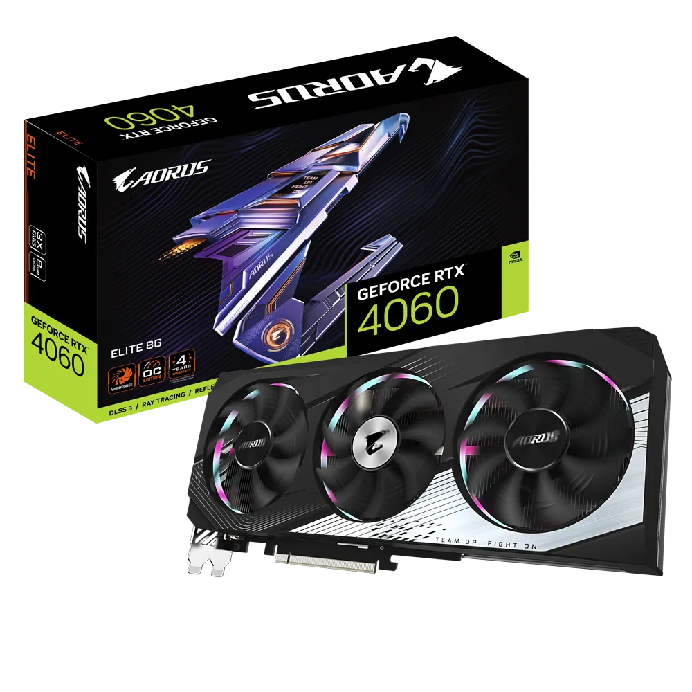 Gigabyte GeForce RTX 4060 | AORUS Elite 8GB GPU