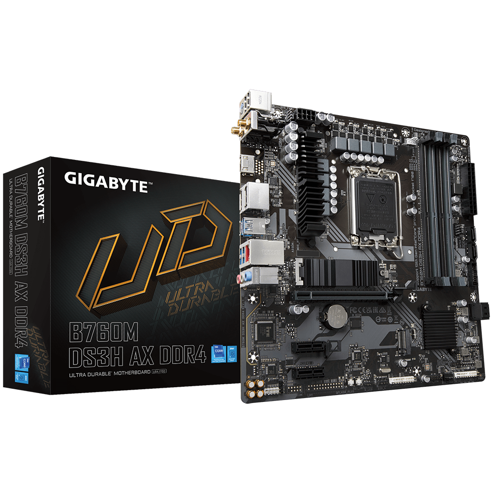Gigabyte B760M DS3H AX DDR4 | LGA1700 mATXMotherboard