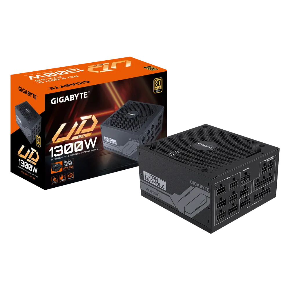 Gigabyte UD1300GM PG5 1300W | Fully-Modular 80+ Gold ATX 3.0 PSU