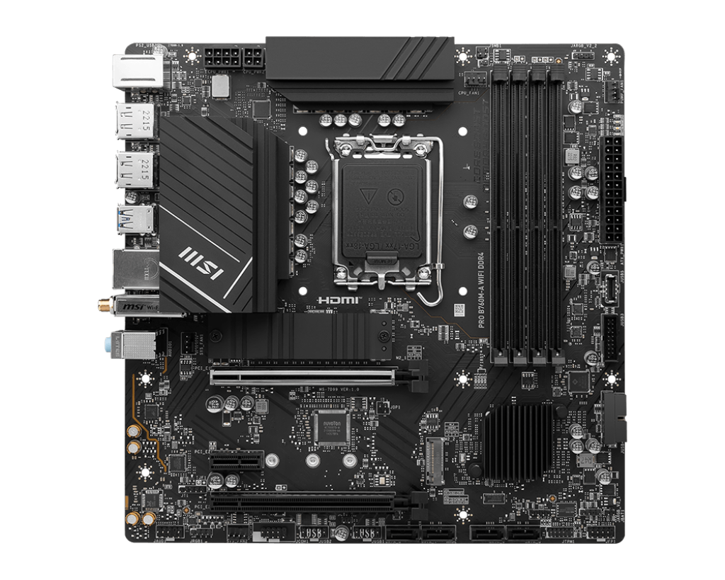 MSI PRO B760M-A WiFi DDR4 | LGA1700 ATX Motherboard