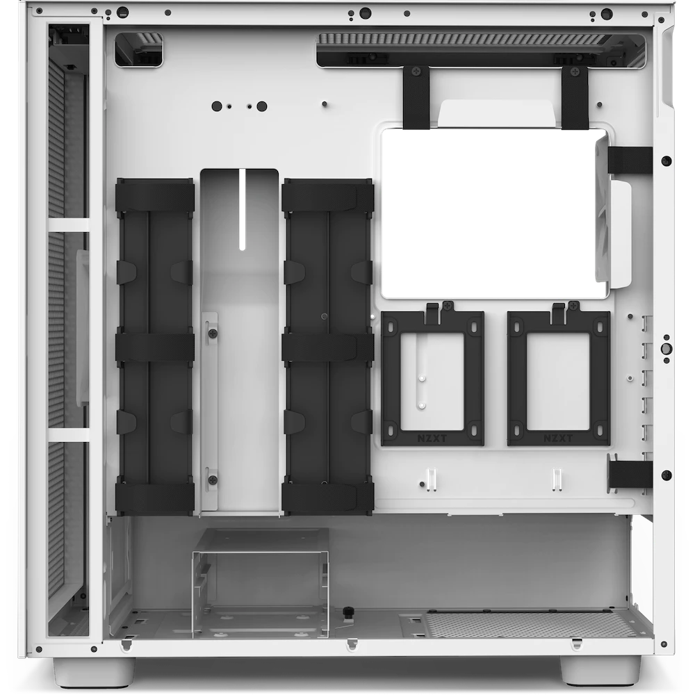 NZXT H7 Flow | ATX Tempered Glass Case (White)