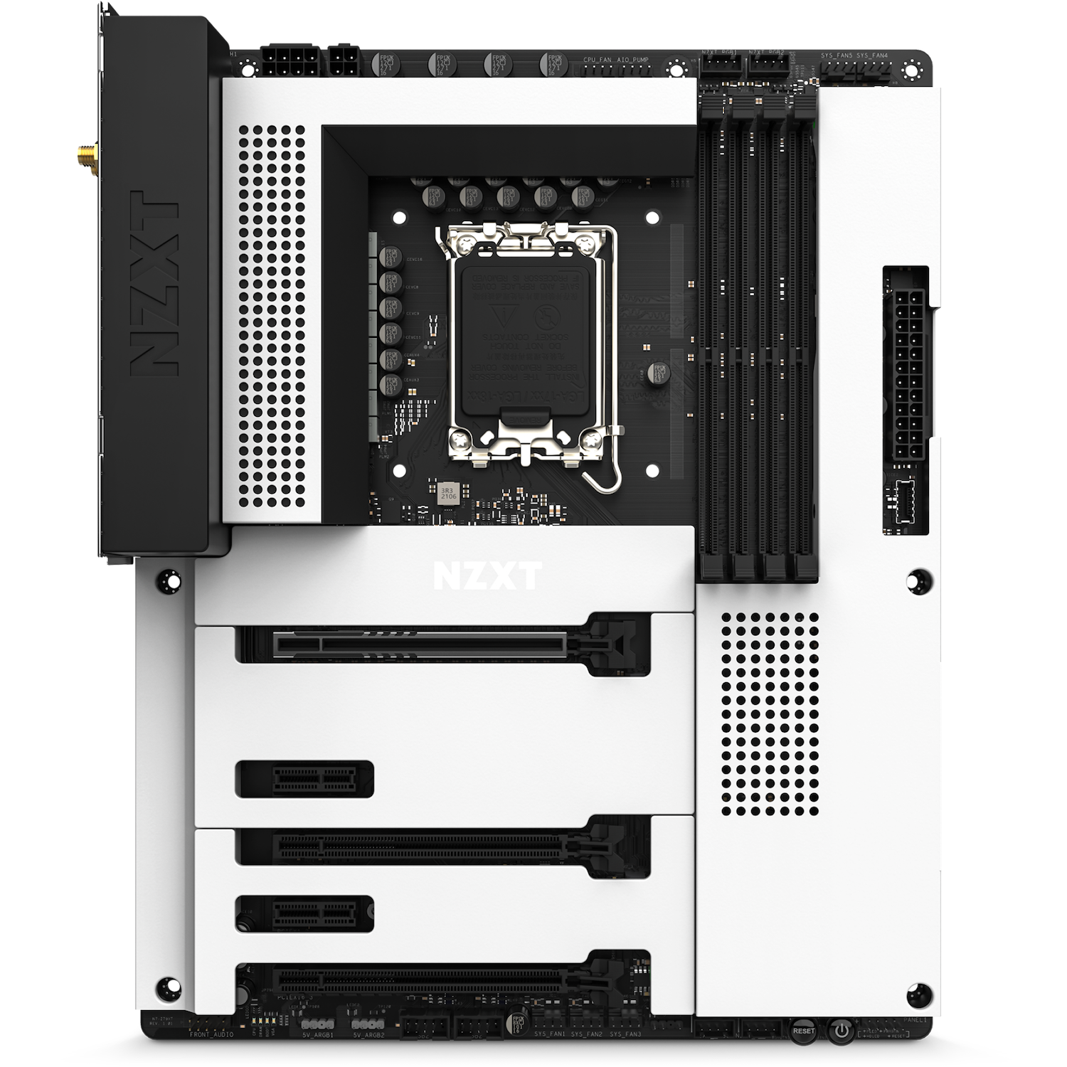 NZXT Z790 N7 | LGA1700 ATX Motherboard (White)
