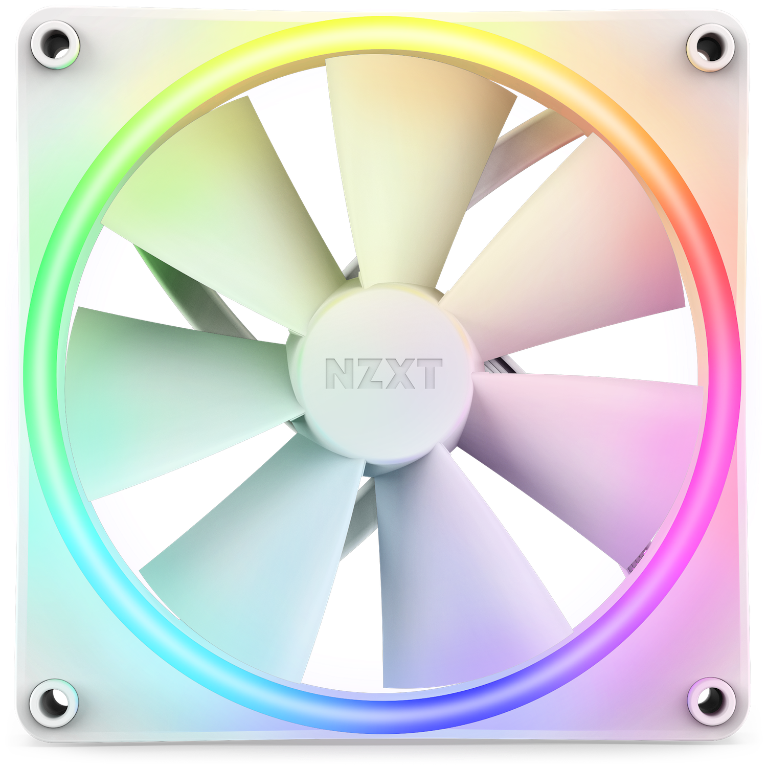 NZXT F140 RGB Duo | 140mm Fan (White)