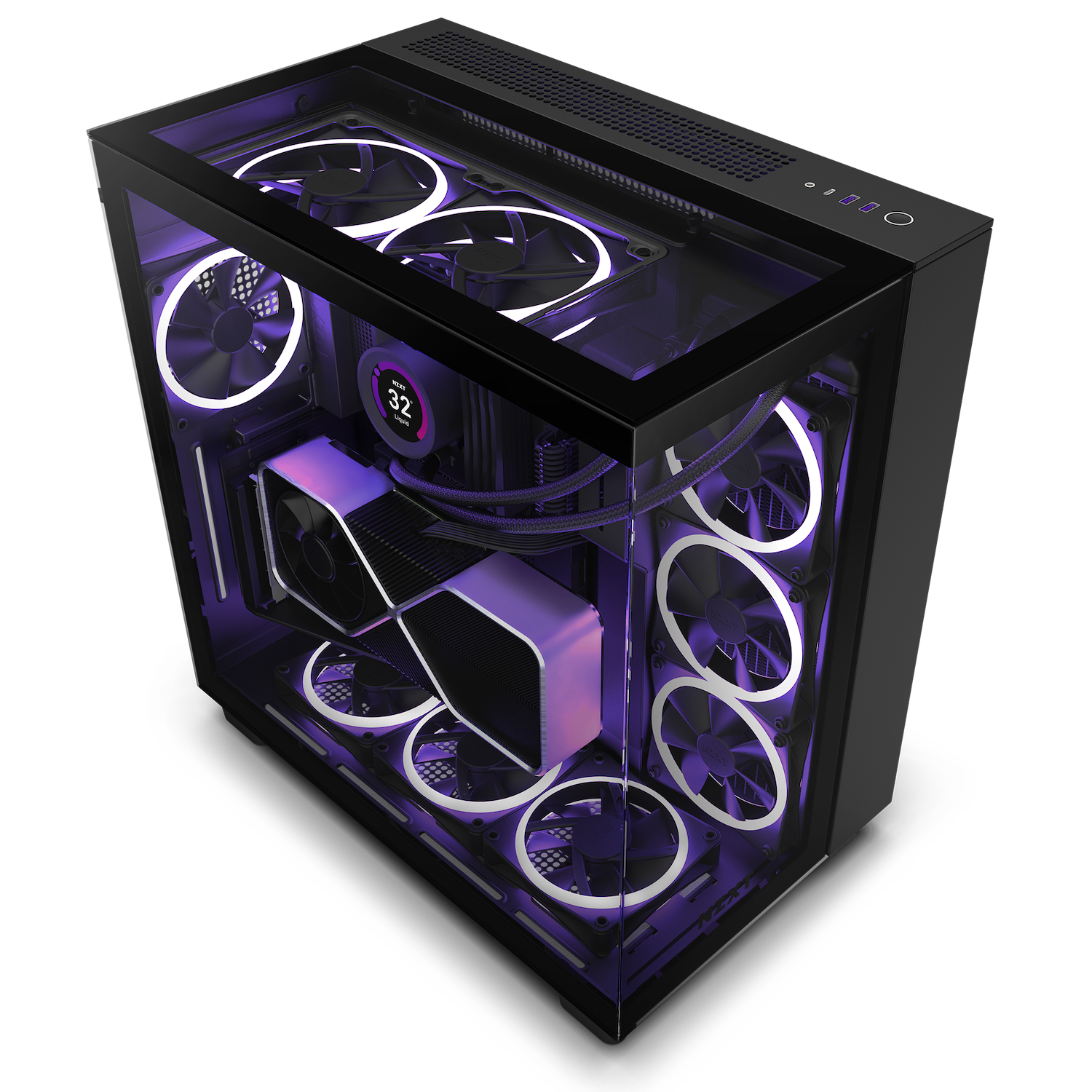 NZXT H9 Elite | ATX Tempered Glass Case (Black)