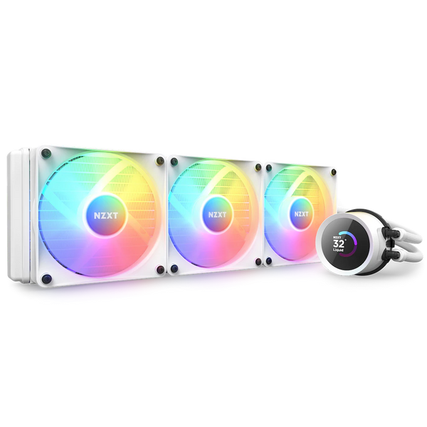ジ*ー様 NZXT KRAKEN 360 RGB ホワイト ジャンク NZXT Kraken 360 RGB LCD | 360mm AIO Liquid Cooler (White)