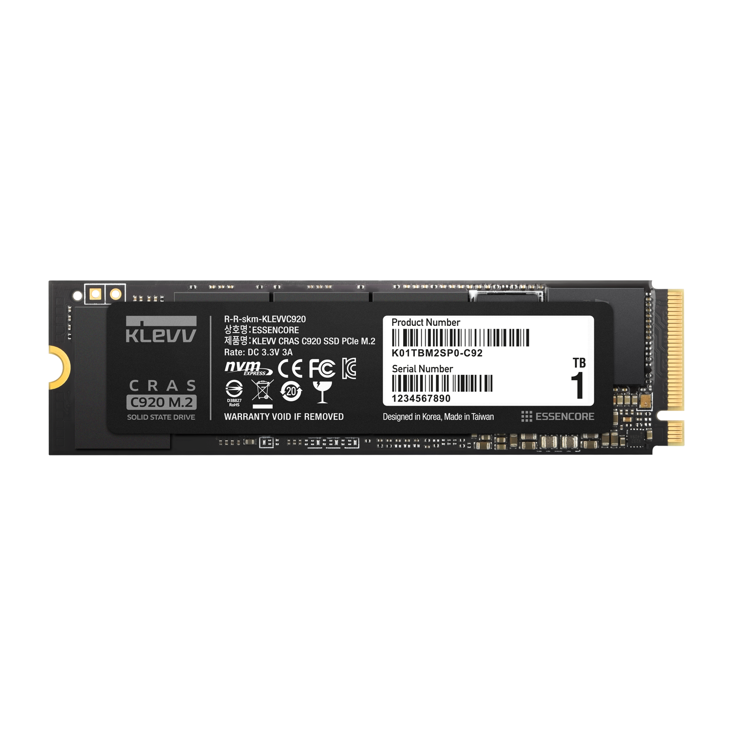 Klevv C920 1TB | NVMe PCIe 4.0 M.2 SSD