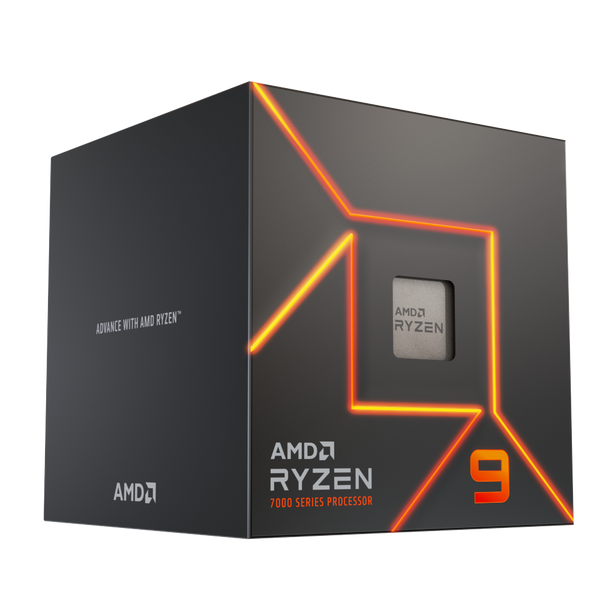 CPU AMD Ryzen 9 7900 AMD Ryzen 9 7900X / 4.7 GHz processor - PIB/WOF - 100