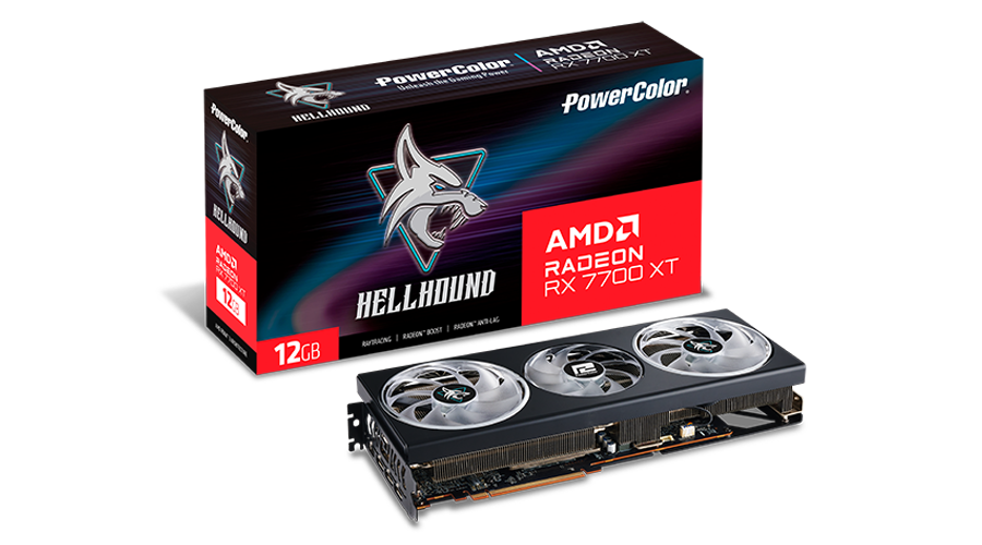 PowerColor Radeon RX 7700XT | Hellhound 12GB GPU