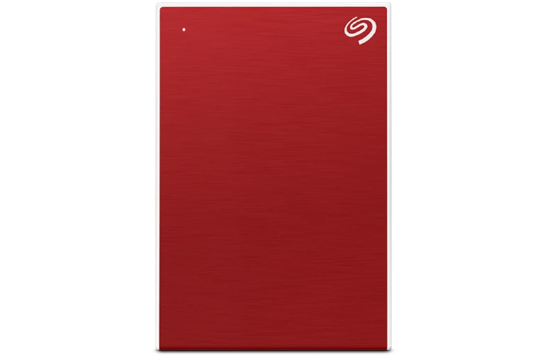 Seagate One Touch Portable 2TB w Rescue | External HDD (Red)