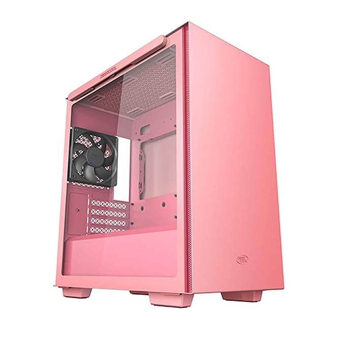 DeepCool Macube 110 | mATX Tempered Glass Case (Pink)