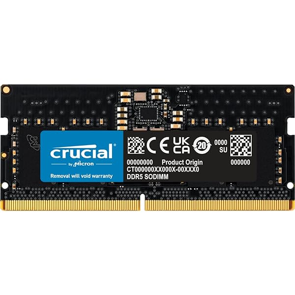 Crucial 16GB (1x16GB) | DDR5 4800MHz CL40 SODIMM