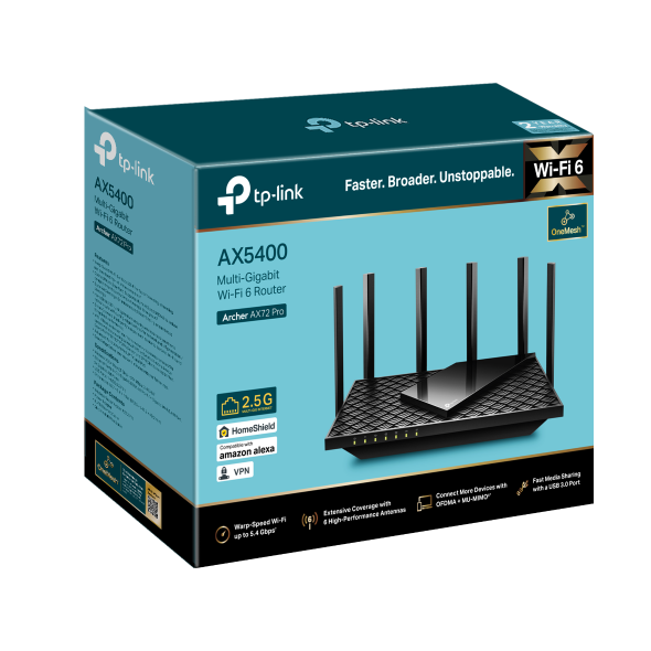 TP-Link Archer AX72 Pro | AX5400 Dual-Band Wi-Fi 6 Router
