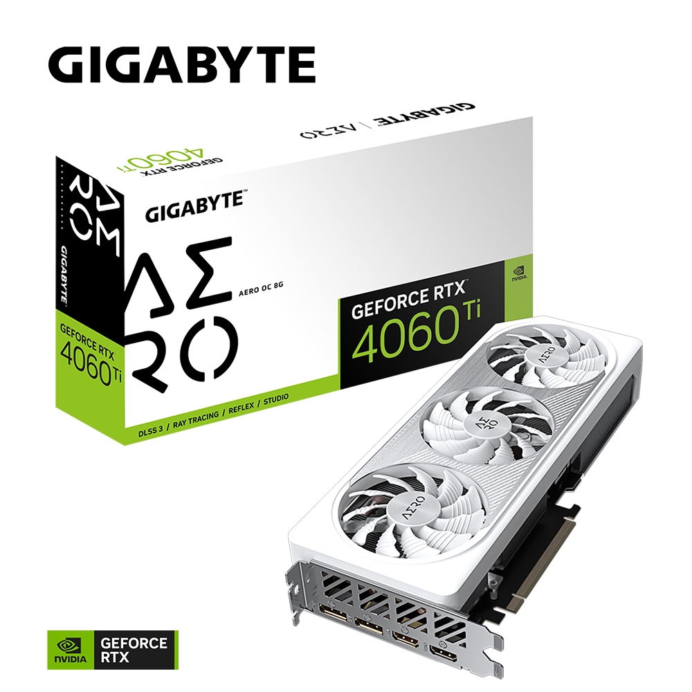 Gigabyte GeForce RTX 4060Ti | AERO OC 8GB GPU