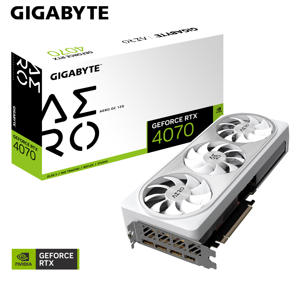 Gigabyte GeForce RTX 4070 | AERO OC 12GB GPU