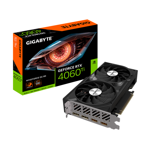 Gigabyte GeForce RTX 4060Ti Windforce 8GB GPU