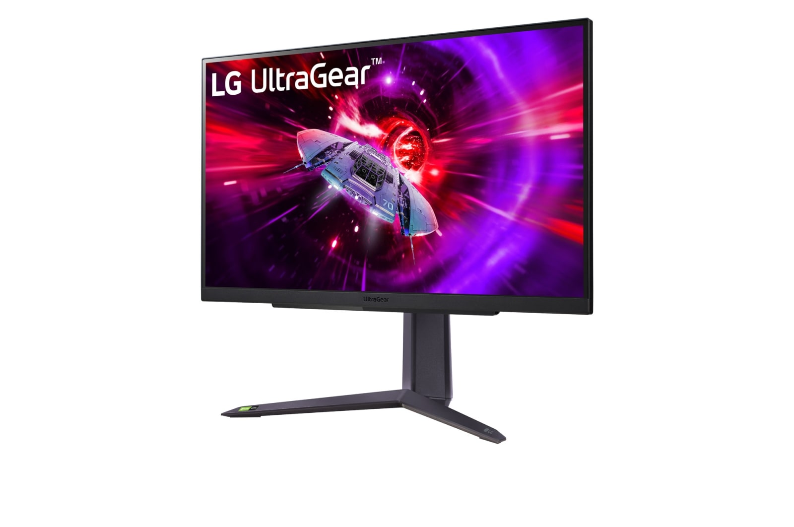 LG Ultragear QHD 165HZ Gaming Monitor right view Front Right view