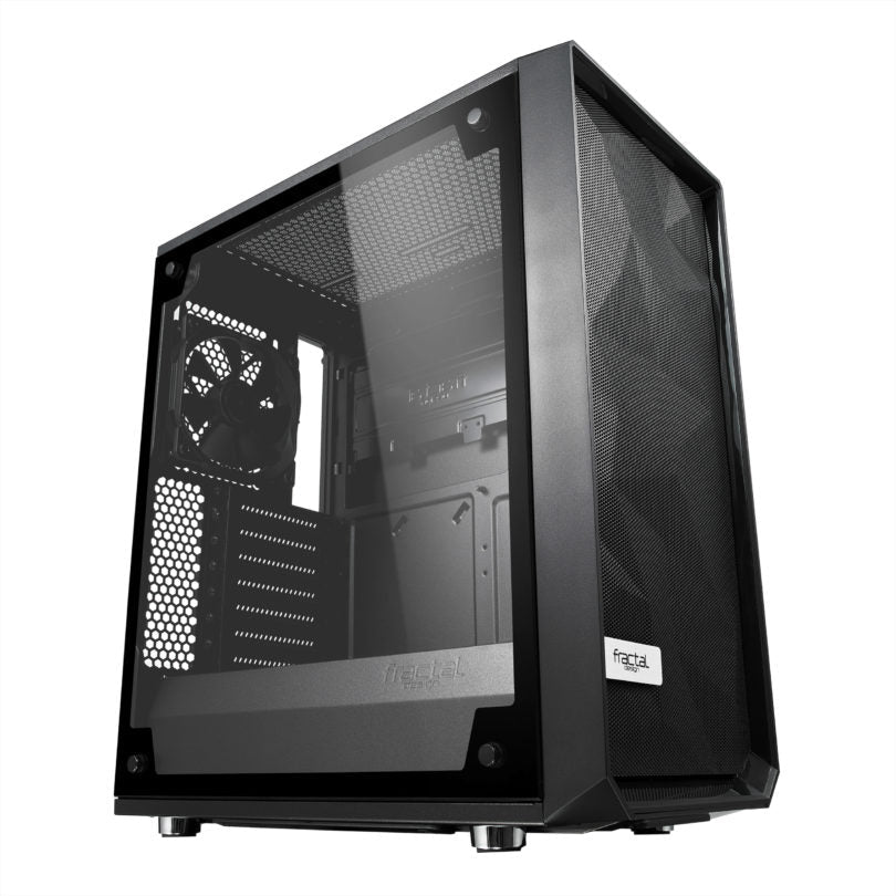 Fractal Design Meshify C TG | ATX Tempered Glass Case (Light Tint)