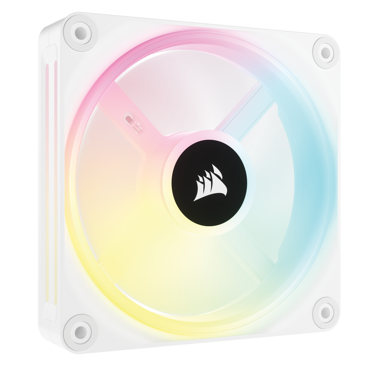 Corsair iCUE QX120 RGB | 120mm Magnetic Dome Fan (White)