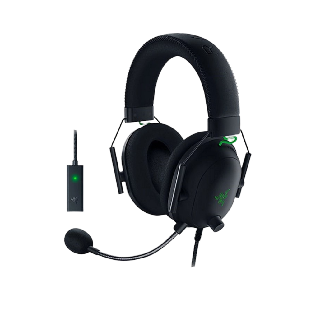 Razer BlackShark V2 | Wired Gaming Headset + USB Sound Card