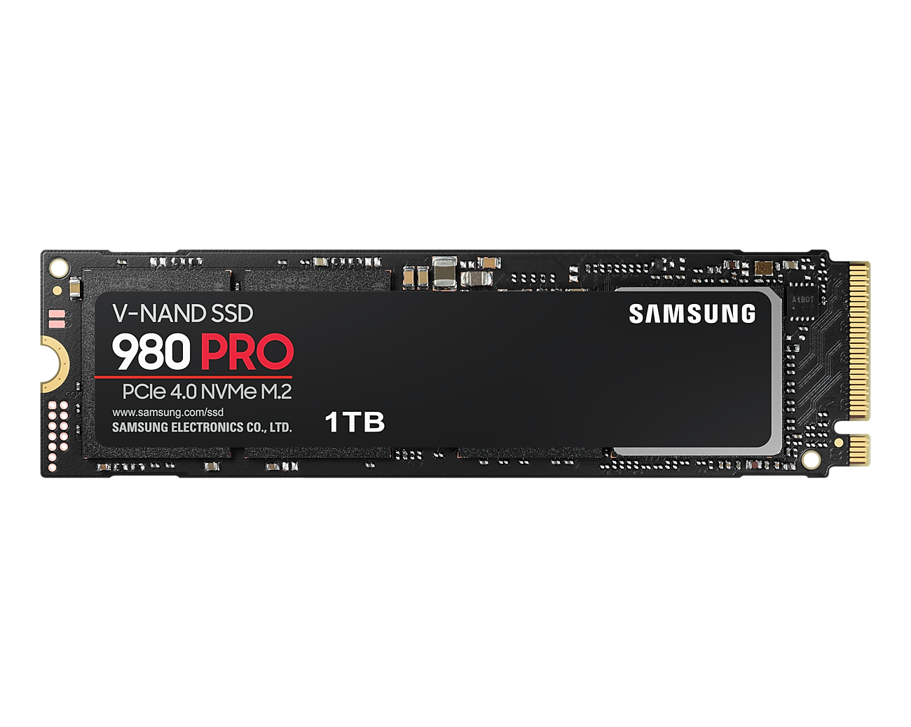 Samsung 980 PRO Nvme M.2 SSD Front View PCIE Gen 4.0 1TB 2TB 4TB