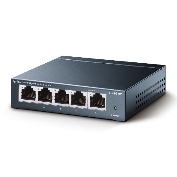 TP-Link TL-SG105 | 5-Port 5 Gigabit RJ45 Desktop Switch