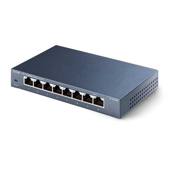 TP-Link TL-SG108 | 8-Port 8 Gigabit RJ45 Gigabit Desktop Switch
