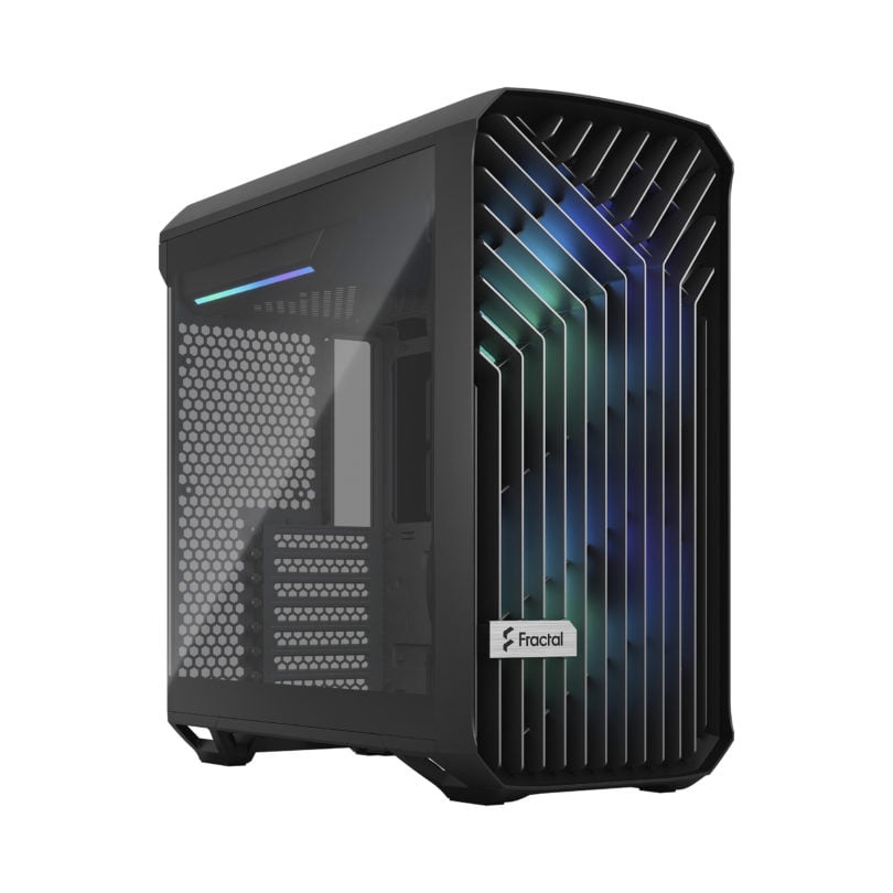 Fractal Design Torrent Compact RGB TG | mATX Tempered Glass Case (Light Tint)