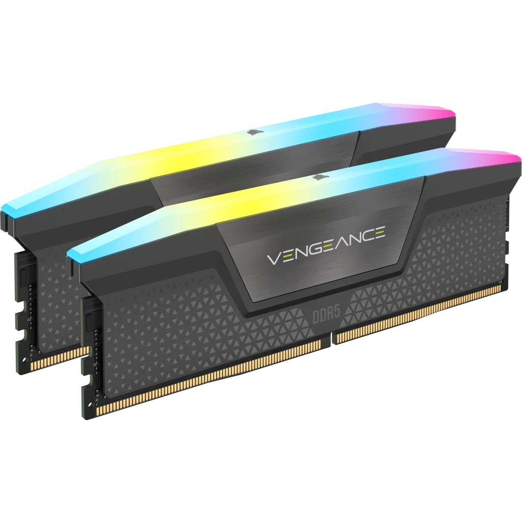 Corsair Vengeance RGB 64GB | DDR5 6000MHz CL40 RAM (Black)