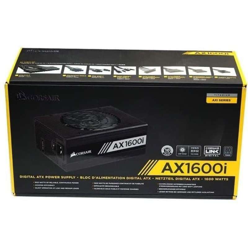 Corsair AX1600i 1600W | Fully-Modular 80+ Titanium ATX PSU