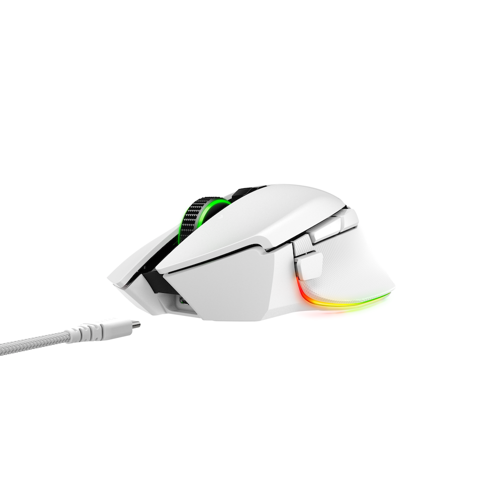 Razer Basilisk V3 Pro | Ergonomic Wireless Gaming Mouse (White)