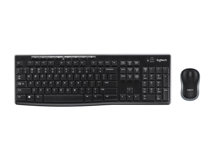 Logitech MK270R | Full Size Wireless Membrane Keyboard & Mouse Combo