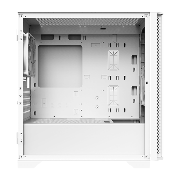 Montech Air 100 Lite | mATX Tempered Glass Case (White)