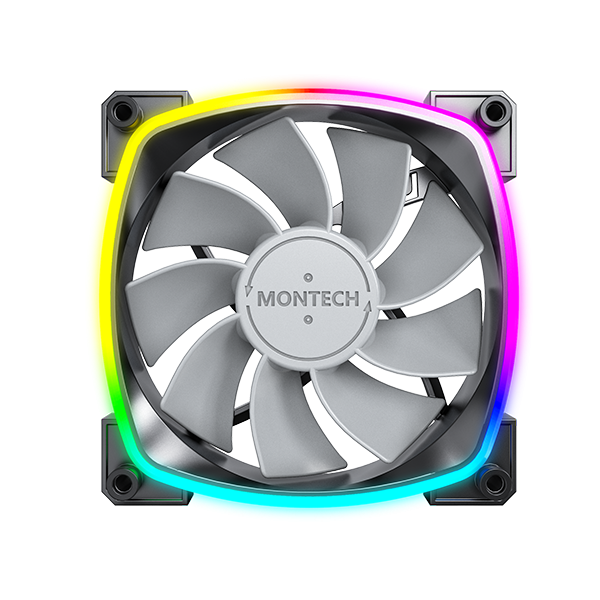 Montech RX 120 ARGB | 120mm Reverse Fan (Black)