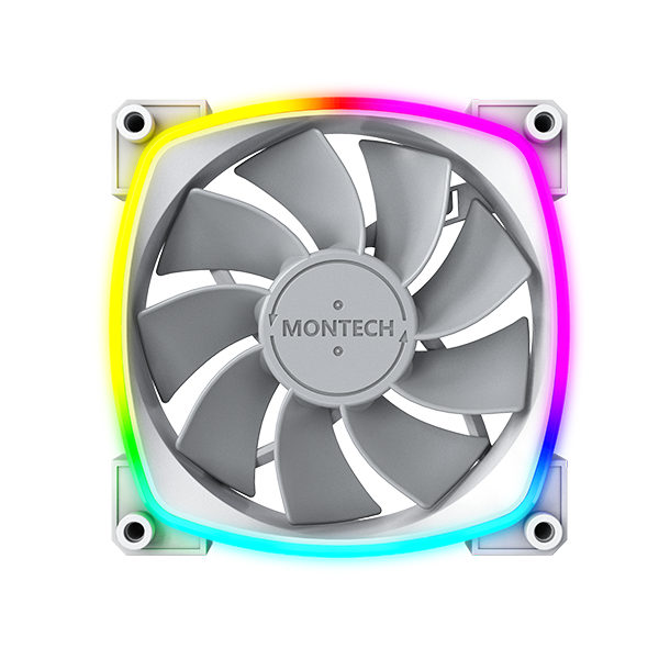 Montech RX 120 ARGB | 120mm Reverse Fan (White)