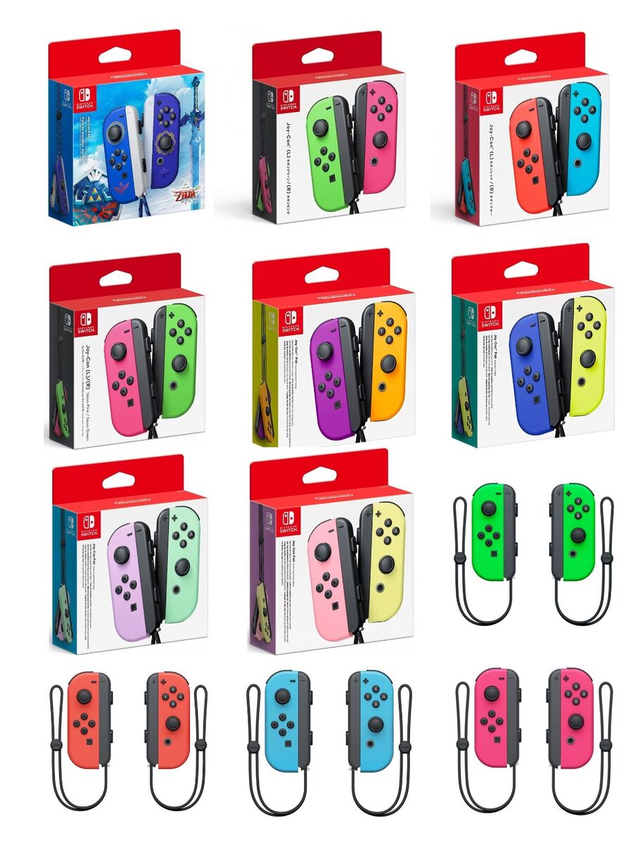 Nintendo Switch Joy Con | Pink/Red/Green/Purple/Yellow/Orange