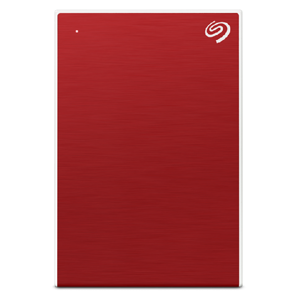 Seagate One Touch Portable 2TB w Rescue | External HDD (Red)